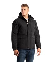 Men's Highland Quilt-Lined Micro-Duck Hooded Jacket
