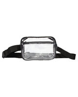 Clear Stadium Two-Pocket Fanny Pack / Crossbody Bag