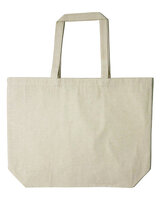 Jumbo Recycled Midweight Gusseted Canvas Tote