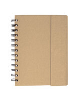 Spiral Notebook With Sticky Notes & Pen 5.75" X 7.25"