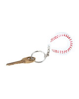 Baseball Shape Stress Ball Keychain