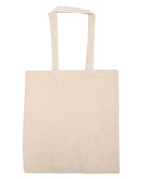 Lightweight Recycled Canvas Over the Shoulder Extended Handle Tote Bag