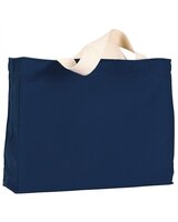 USA Made Cotton Canvas Medium Gusset Tote Bag