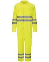 Men's Hi-Vis Deluxe Coverall with Reflective Trim - CoolTouch® 2 - 7 oz.