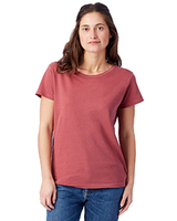 Ladies' Vintage Garment-Dyed Distressed T-Shirt