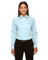 Ladies' Crown Collection® Solid Broadcloth Woven Shirt