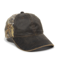 Weathered Cotton W/Camo Back