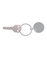 Round Metal Keychain
