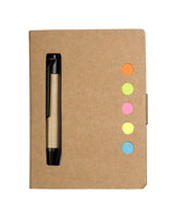 Eco Stowaway Sticky Jotter With Pen