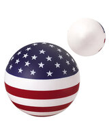 Stars and Stripes Patriotic Round Stress Ball
