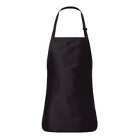 Full-Length Apron with Pouch Pocket