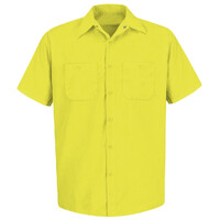 Men's Tall Enhanced Visibility Short Sleeve Work Shirt
